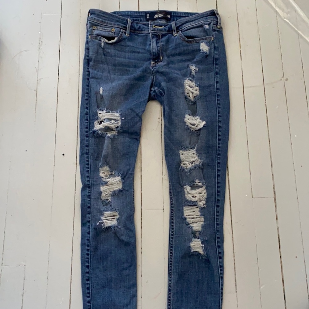 Hollister Ripped skinny jeans